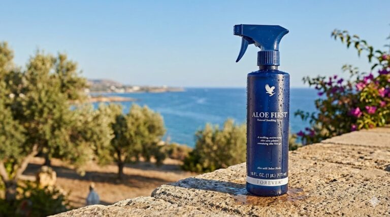 Aloe First spray in the fridge for an ultimate cooling effect